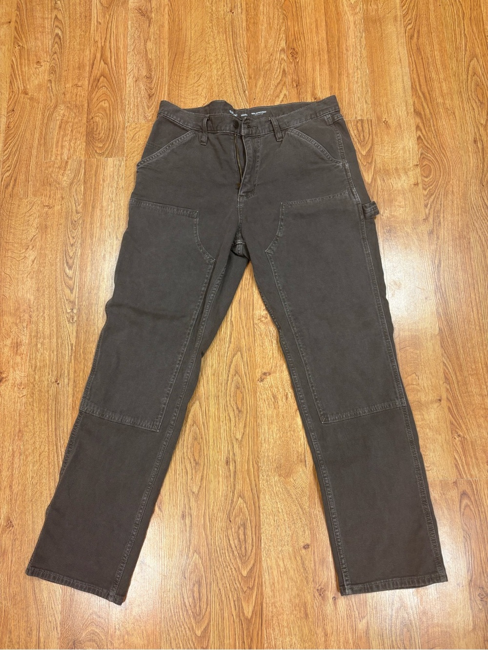 Old Navy Men's Brown Relaxed Utility Jeans
